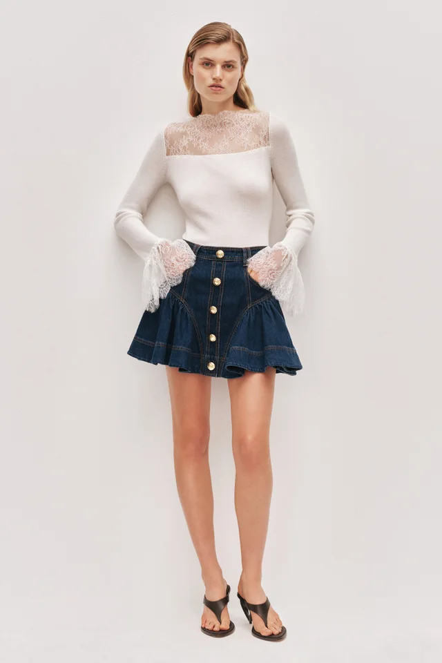 AJE Elodi Denim Mini Skirt from Aje, photo 1 of 1