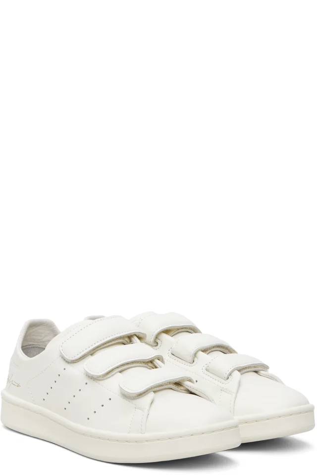 Y-3 Off-White Stan Smith Hook-And-Loop Sneakers, photo 4 of 5 from SSENSE