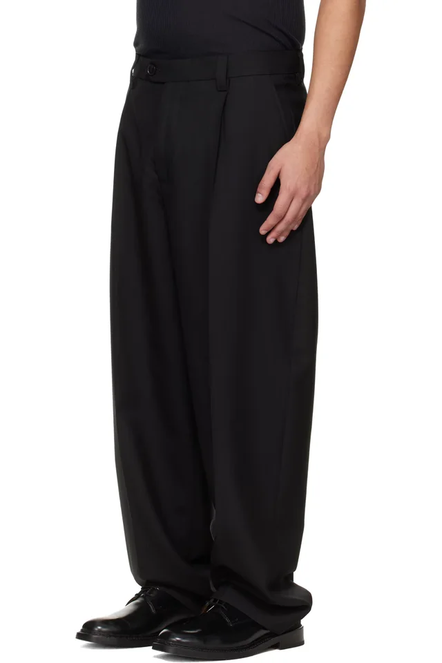 mfpen Black Service Trousers, photo 4 of 5 from SSENSE