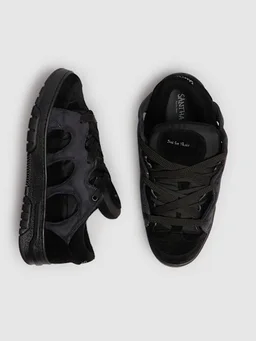 Santha Low-top Sneakers with side inserts in 0% Nylon, 0% Pig, photo 5 of 5 from LUISAVIAROMA