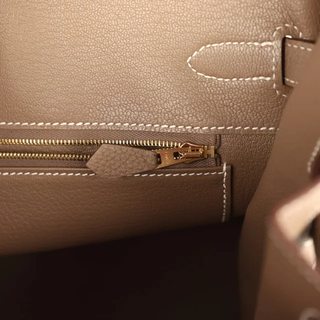 Hermès Birkin 35 Etoupe Togo Gold Hardware in Taupe Togo leather from Madison Avenue Couture, photo 9 of 9