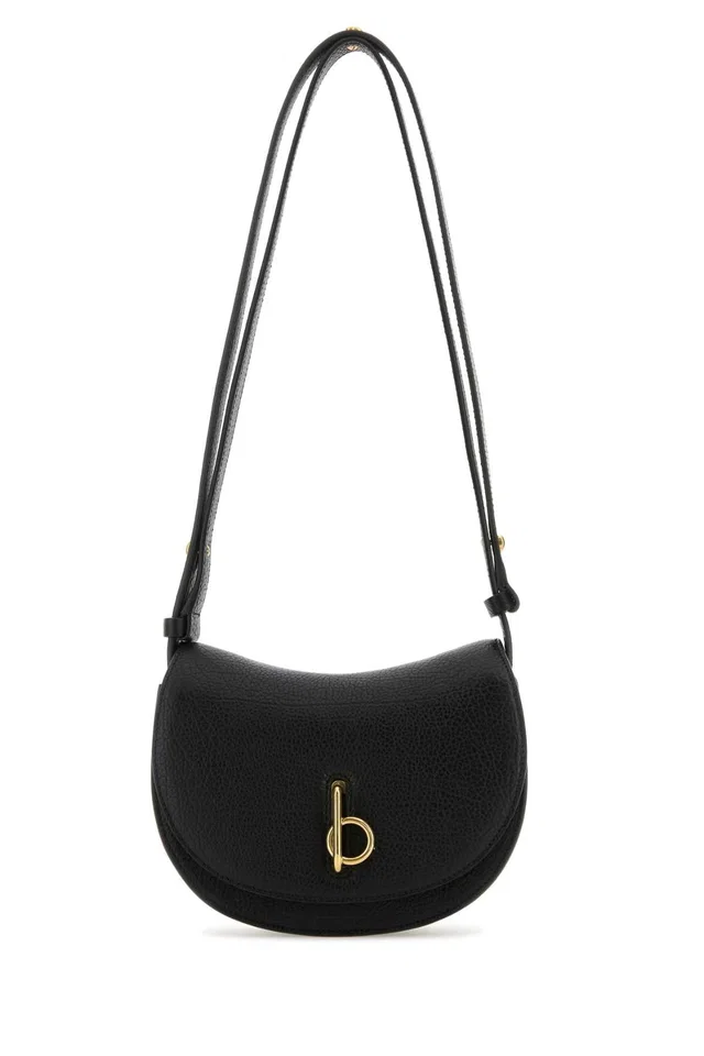 Burberry Rocking Horse Shoulder Bag — Black in Black Calfskin from HEWI