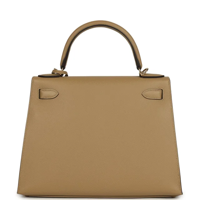 Hermès Kelly Sellier 28 Poussiere Epsom Permabrass Hardware in Epsom leather from Madison Avenue Couture, photo 4 of 9