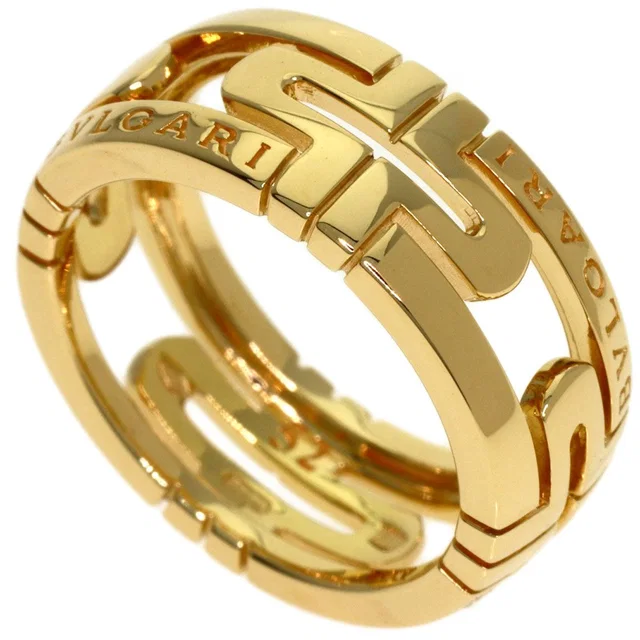 Bvlgari Parentesi Openwork 52 Ring 18k Yellow Gold in Yellow from The Reluxe