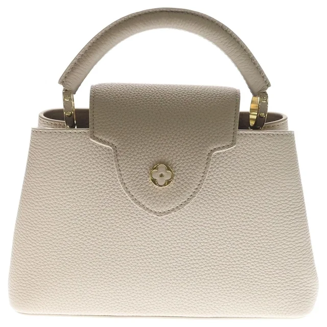 Louis Vuitton Capucines BB 2-Way Shoulder Bag Gale Leather Gold in Gold Leather from The Reluxe