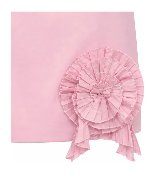 Blumarine Pleated Rosette Mini Skirt, photo 3 of 7 from SENSER