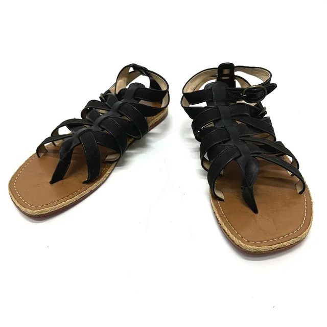 Christian Louboutin Gladiator Sandals Wood Men's Brown in Black/Brown from Elady
