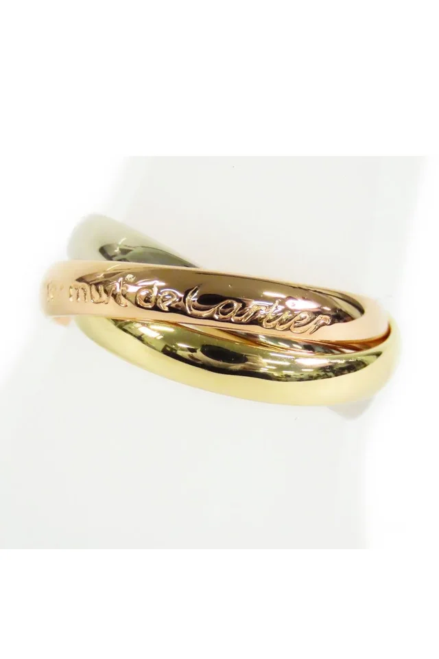 Cartier Trinity Mm Classic Three Color Gold No 52 Ring in pink from Poshmark