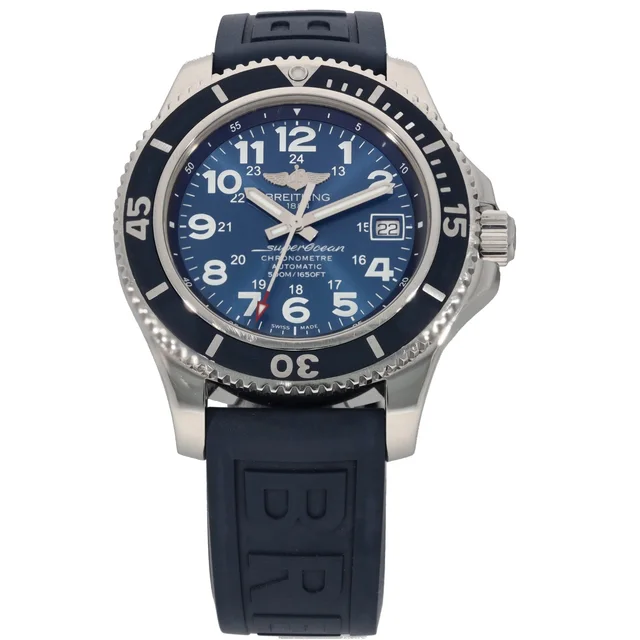 Breitling Superocean II A17365 42mm Stainless Steel Watch from H&T