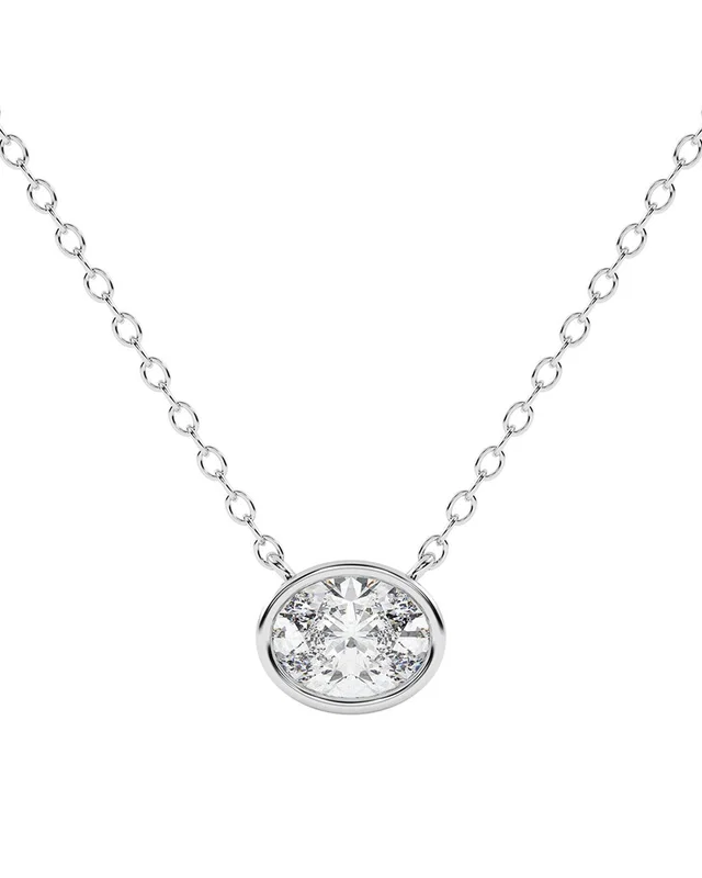Lab Grown Diamonds 14K 0.75 ct. tw. Lab-Grown Diamond Necklace, image 1 of 1 from Rue La La