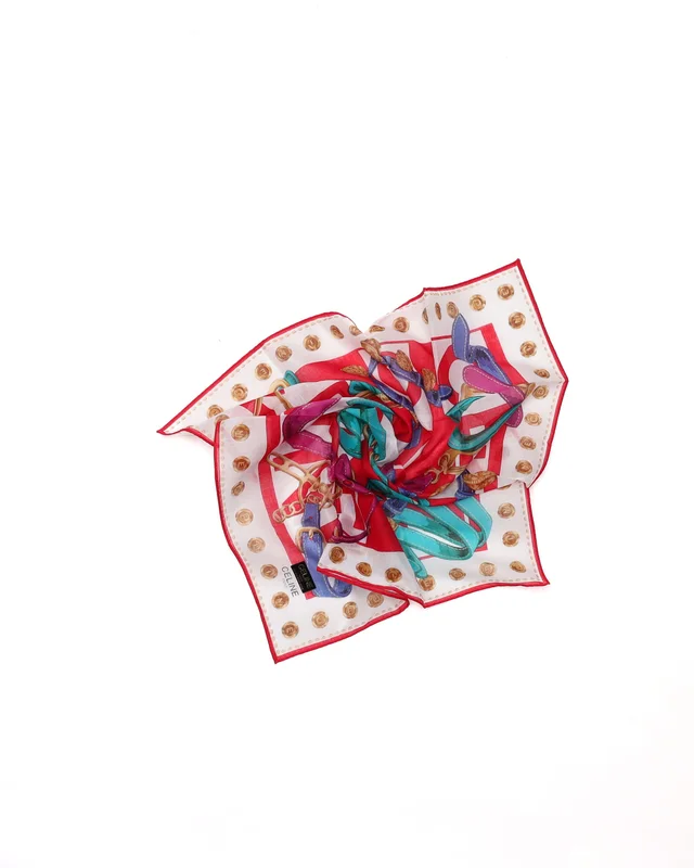 Celine 50 Cotton Scarf from A Retro Tale, photo 2 of 2