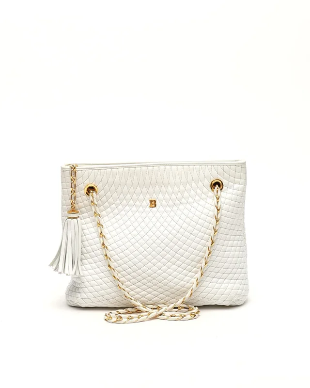 Bally Chain Tote Bag in Leather from A Retro Tale