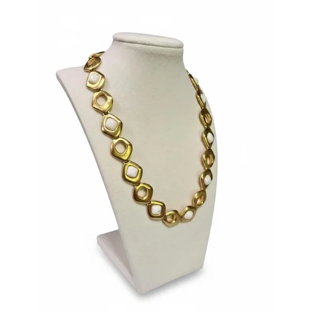 Givenchy Women's Jewelry - Gold/White in white|gold from Depop, photo 1 of 1
