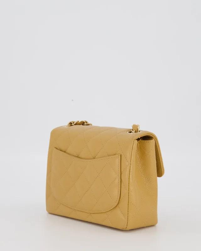 Chanel Vintage Mini Square Single Flap Bag in Caviar leather from Sellier, photo 6 of 12