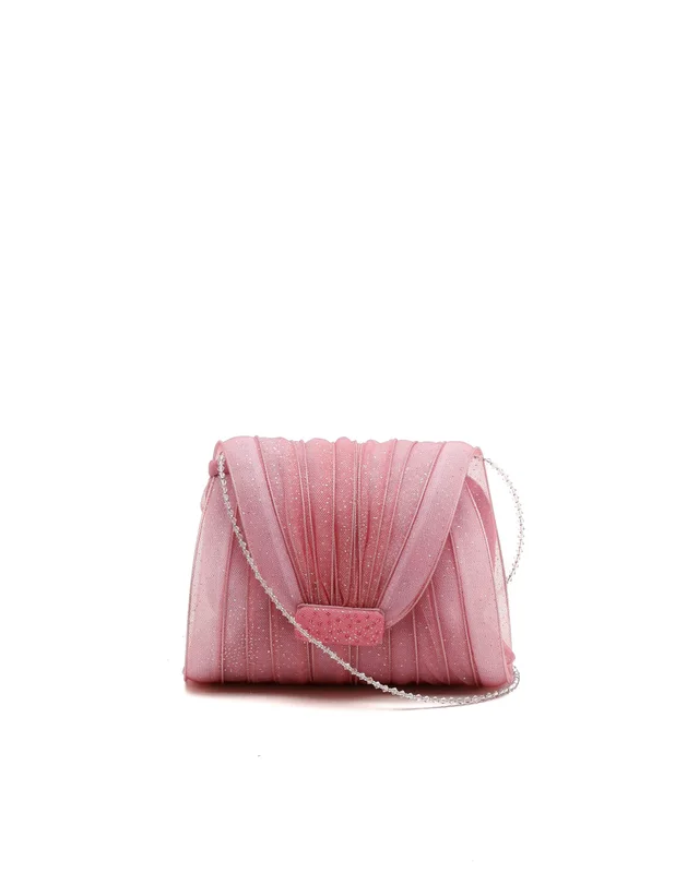 Giorgio Armani Starlit-Sky Tulle Evening Shoulder Bag in Satin from A Retro Tale