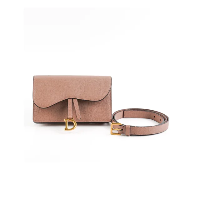 Dior Pouch Belt Bag Mauve in Leather from The Purse Affair