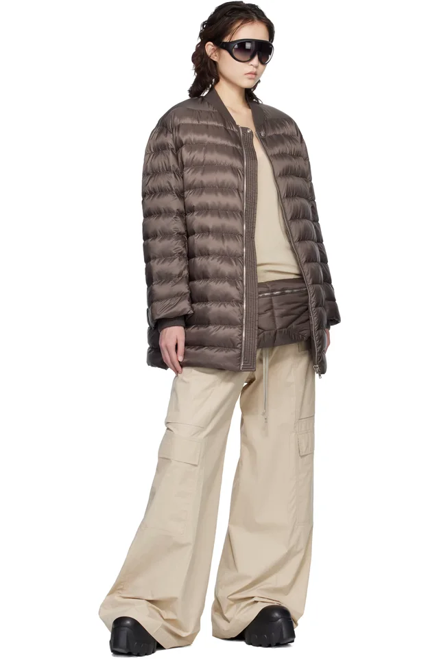 Moncler + Rick Owens Gray Bumbag, photo 4 of 4 from SSENSE