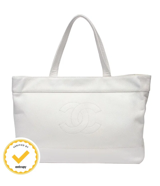 Chanel Tote Bag Shoulder Gold in Gold from The Reluxe