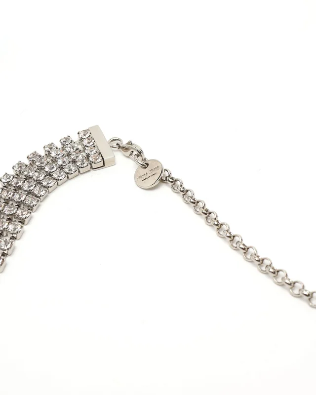 Miu Miu Rhinestone Ribbon Choker from A Retro Tale, photo 5 of 6