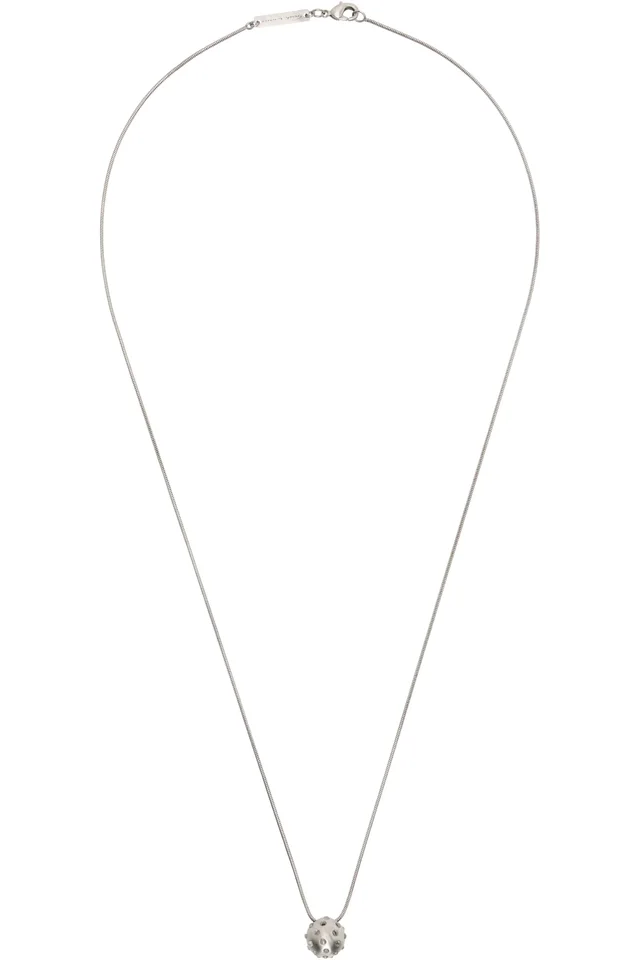 Rick Owens Temple Mini Orb Pendant Necklace, image 1 of 1 from SSENSE