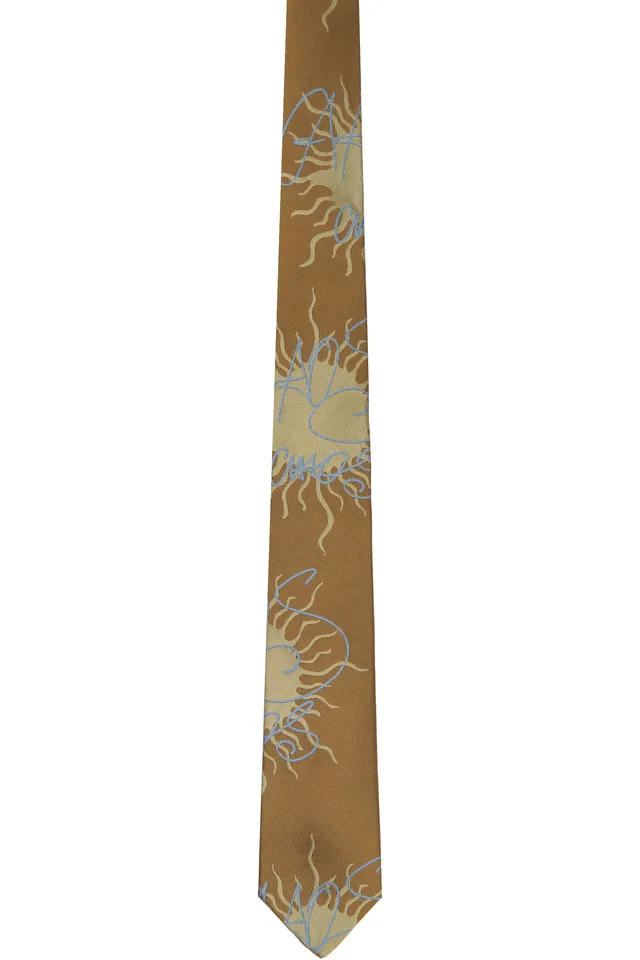 Gold 7cm 'Chaos' Tie, image 1 of 1 from SSENSE