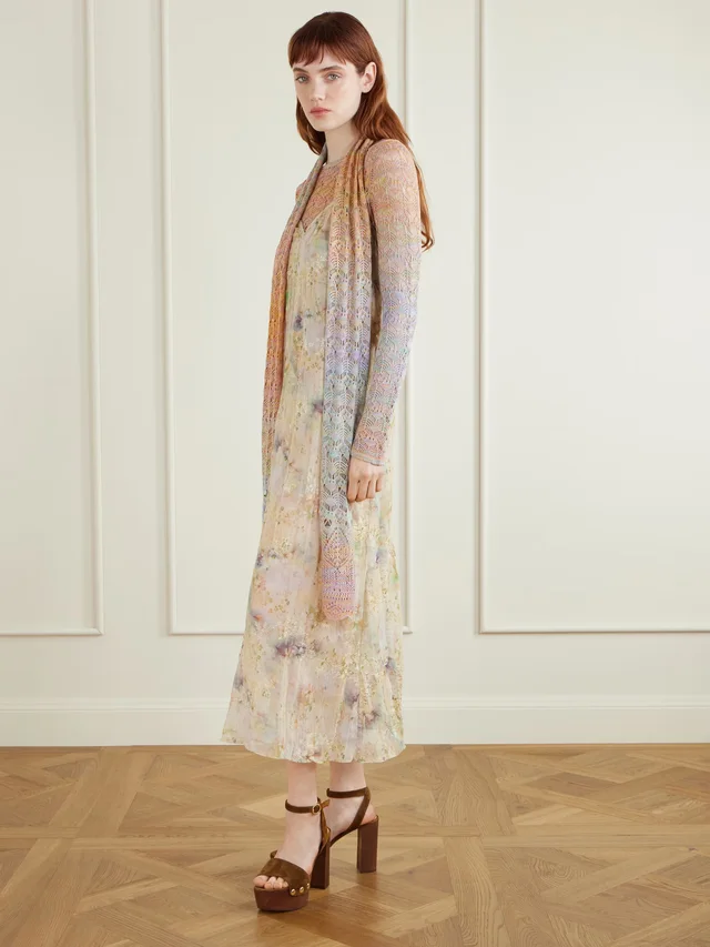 ANNA SUI Space Dye scarf in Orange, photo 2 of 2 from NET-A-PORTER (Canada)