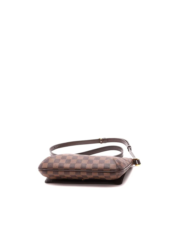 Louis Vuitton Damier Ebene Musette Tango Bag in Brown from A Retro Tale, photo 4 of 9