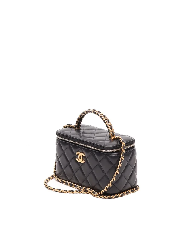 Chanel Vanity Chain Top Handle Bag in Leather from A Retro Tale, photo 2 of 2
