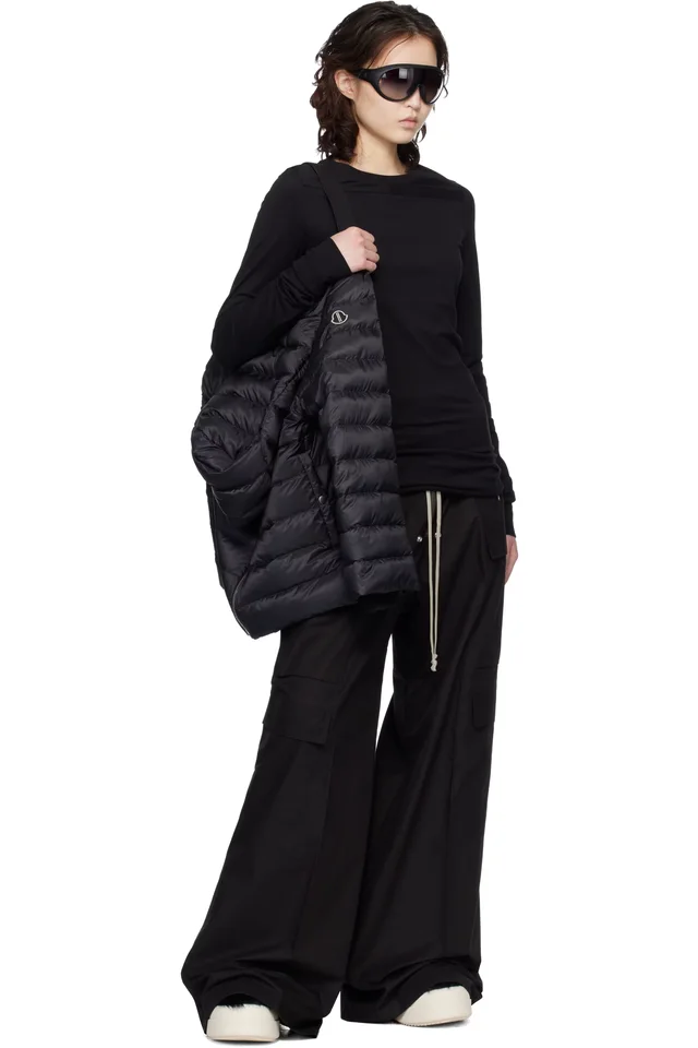 Moncler + Rick Owens Black Girder LS T-shirt, photo 5 of 5 from SSENSE