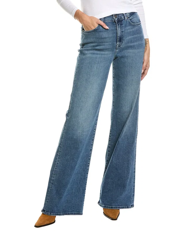 7 For All Mankind Lotta Yorktown Wide Leg Jean, image 1 of 1 from Rue La La