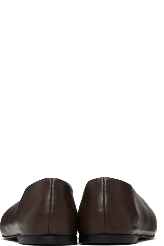 Proenza Schouler Brown Tee Ballerina Flats, photo 2 of 5 from SSENSE