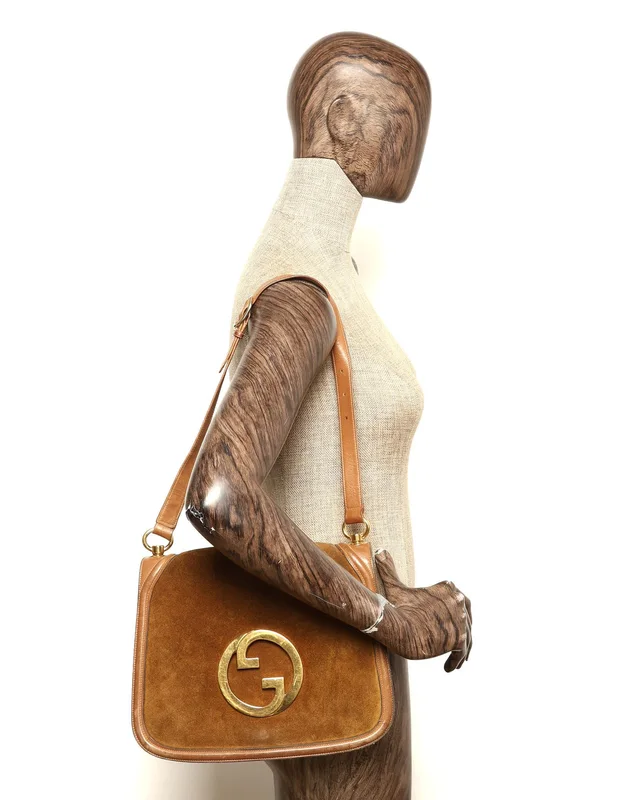 Gucci GG Suede Bag in Suede from A Retro Tale, photo 10 of 10