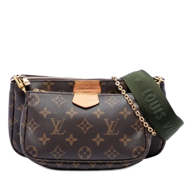 Brown Louis Vuitton Monogram Multi Pochette Accessoires Satchel in Brown Coated canvas from Designer Revival, photo 1 of 1