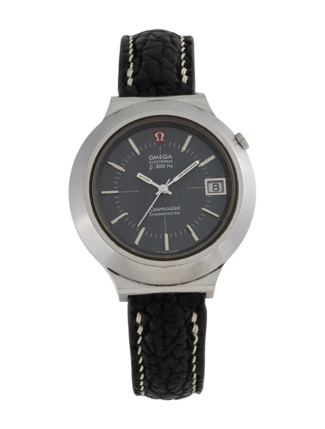 Omega Seamaster f300 Watch in multicolor Leather from The RealReal