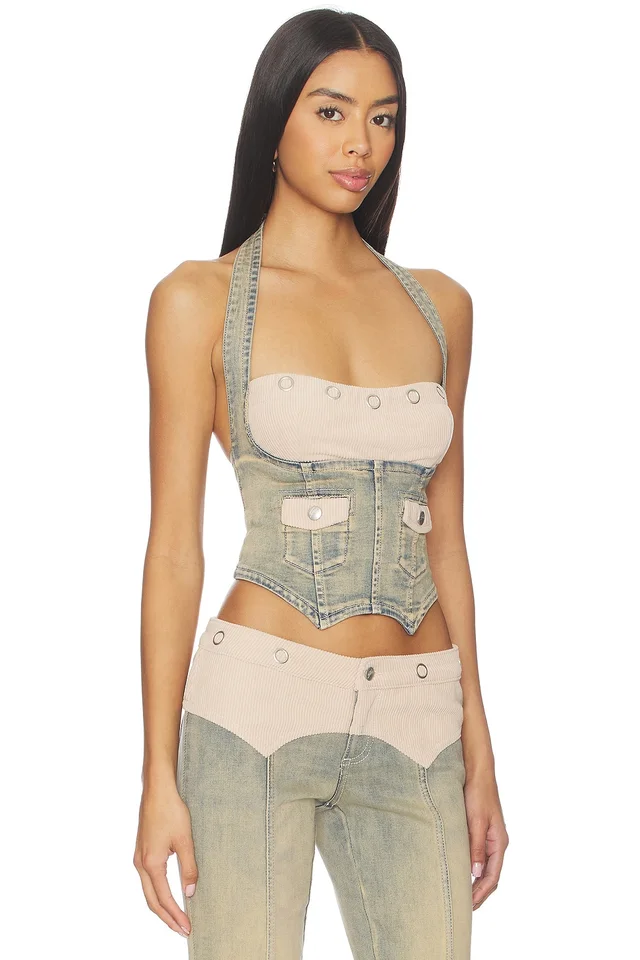 I.AM.GIA Tommie Corset in Beige, photo 2 of 4 from REVOLVE (Canada)