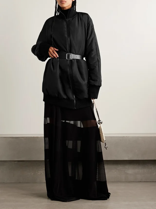 NORMA KAMALI Oversized padded shell bomber jacket in Black, photo 2 of 2 from NET-A-PORTER (Canada)