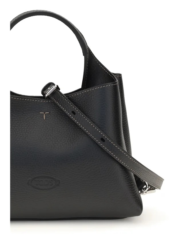 Tod's Shoulder Bag — Black Calf Leather in Black Calfskin from HEWI, photo 2 of 2