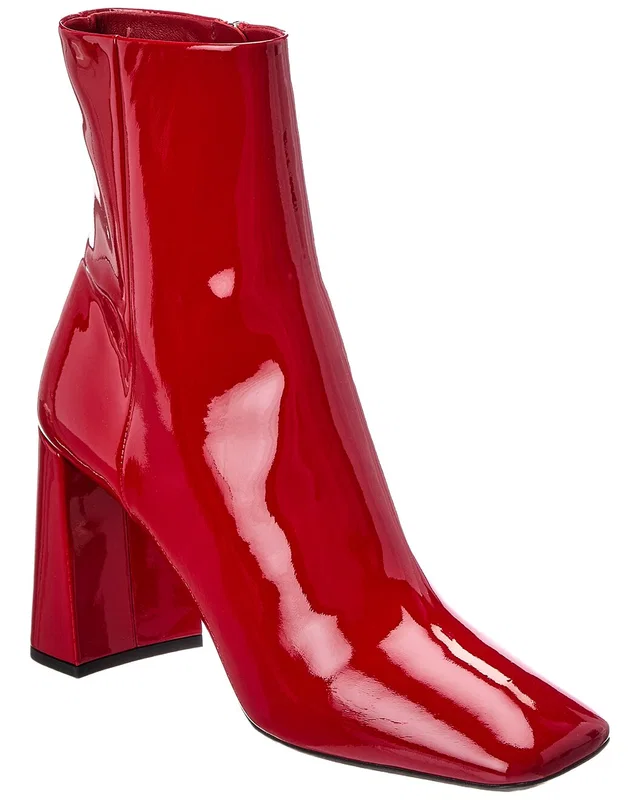 Prada 85 Patent Leather Bootie in Red, image 1 of 1 from Rue La La