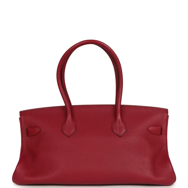 Hermès Vintage Shoulder Birkin 42 JPG Rubis Togo Palladium Hardware in Togo leather from Madison Avenue Couture, photo 4 of 9