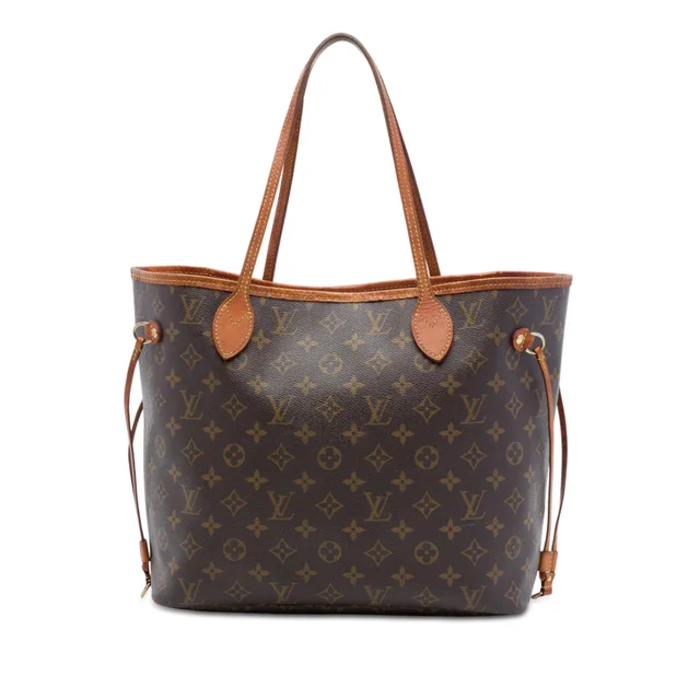 Brown Louis Vuitton Monogram Neverfull MM Tote Bag in Brown Coated canvas from Designer Revival, photo 1 of 1