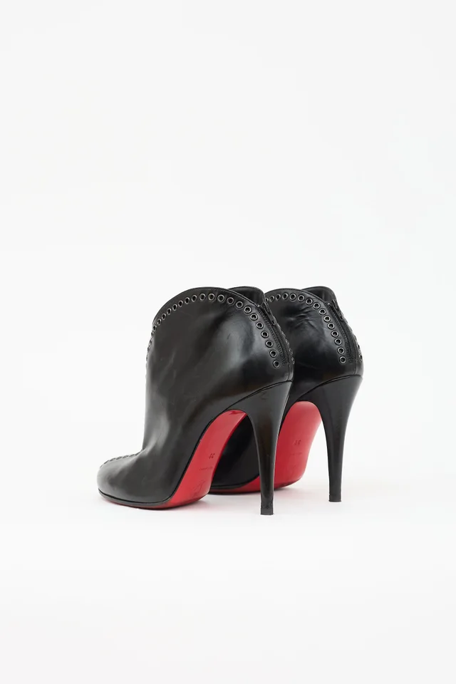 Christian Louboutin Leather Catch Me Bootie in Leather from VSP Consignment, photo 2 of 2