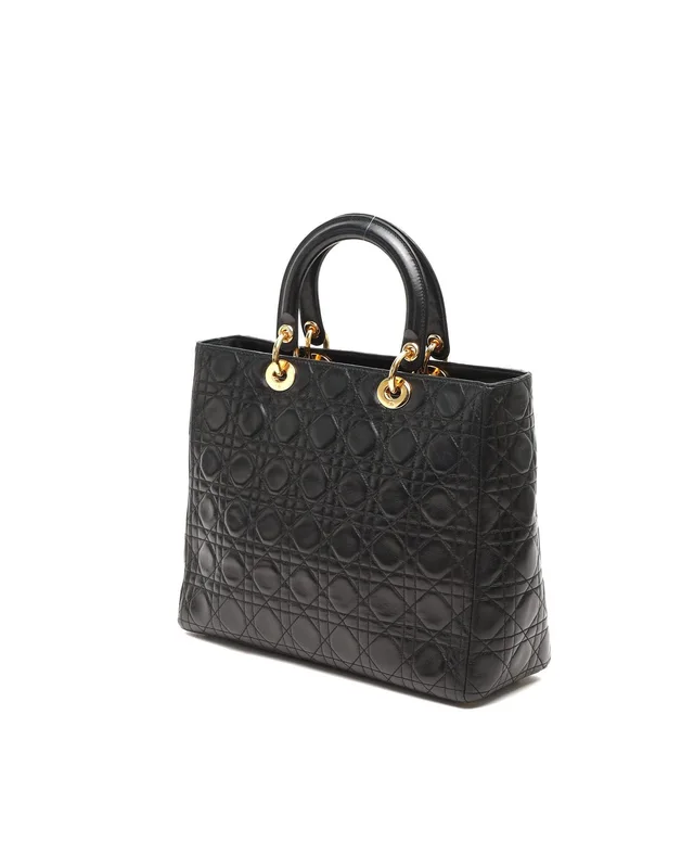 Large Lady Dior Bag in Leather from A Retro Tale, photo 3 of 10