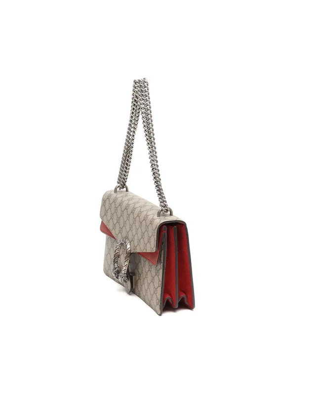 Gucci GG Supreme Medium Dionysus Bag in Suede from A Retro Tale, photo 2 of 13