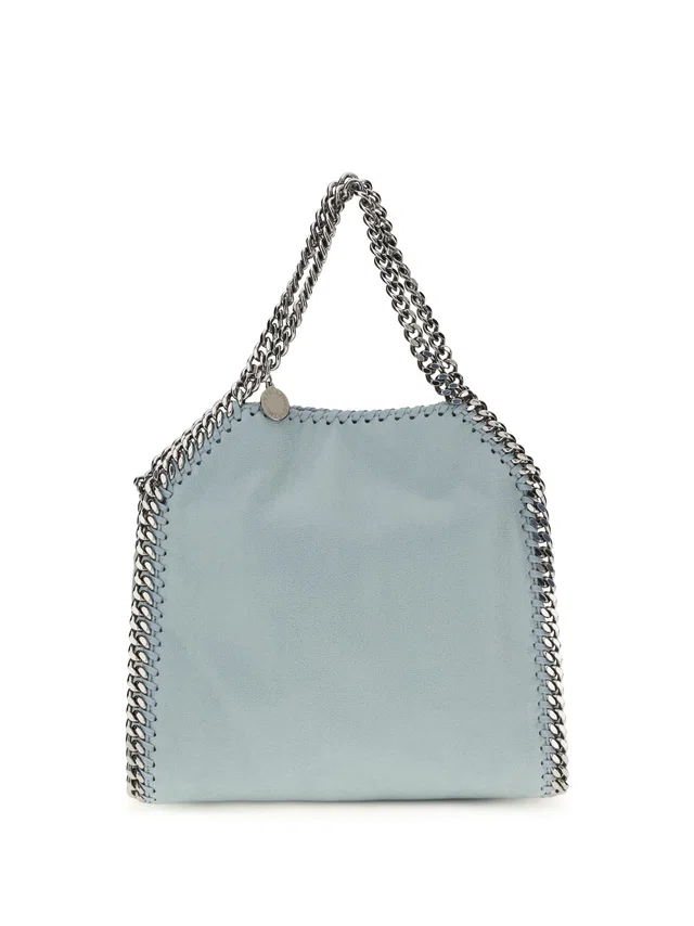 Stella McCartney Top Handle Bag — Blue Polyester in Blue from HEWI