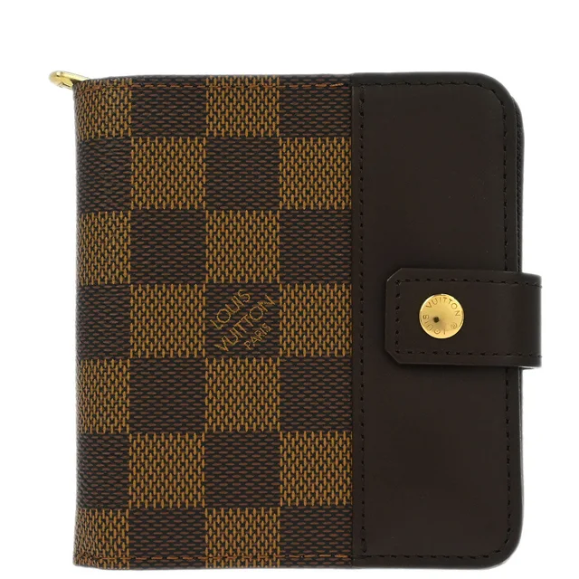 Louis Vuitton 2009 Damier Compact Zip Wallet N61668 in Canvas from AMORE Vintage Tokyo