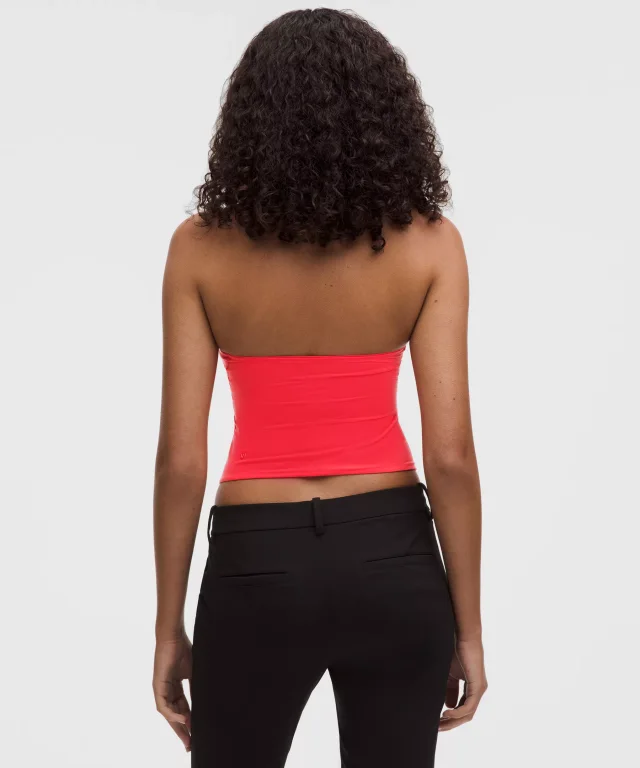lululemon Wundermost Ultra-Soft Nulu Tube Top in Star Burst Tone, photo 3 of 5 from lululemon