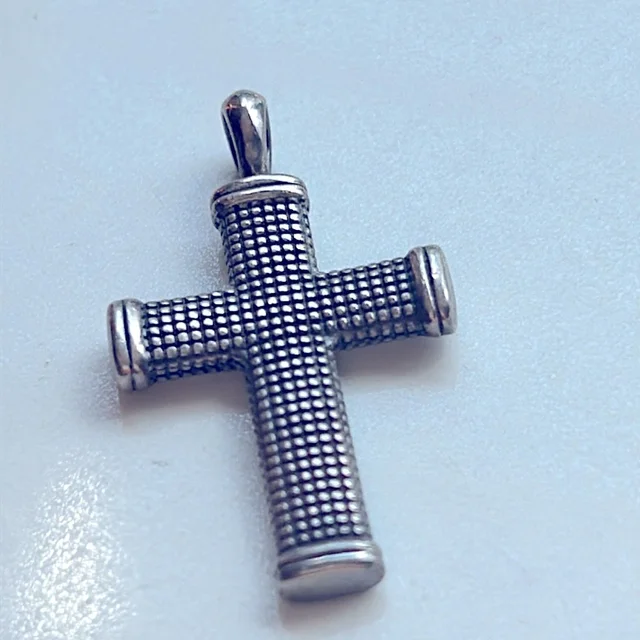 Final! David Yurman Sterling Silver Cross Pendant in silver|gray from Poshmark