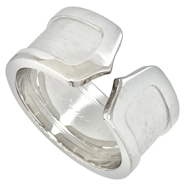 Cartier C2 Large Ring, Size #53, 18k White Gold, 13.1g, Women's Ring in gold from Poshmark