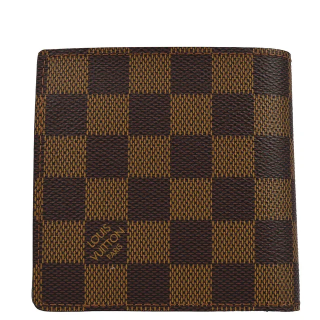 Louis Vuitton Damier Porte Billet Cartes Credit Monnaie Wallet N61665 in Canvas from AMORE Vintage Tokyo