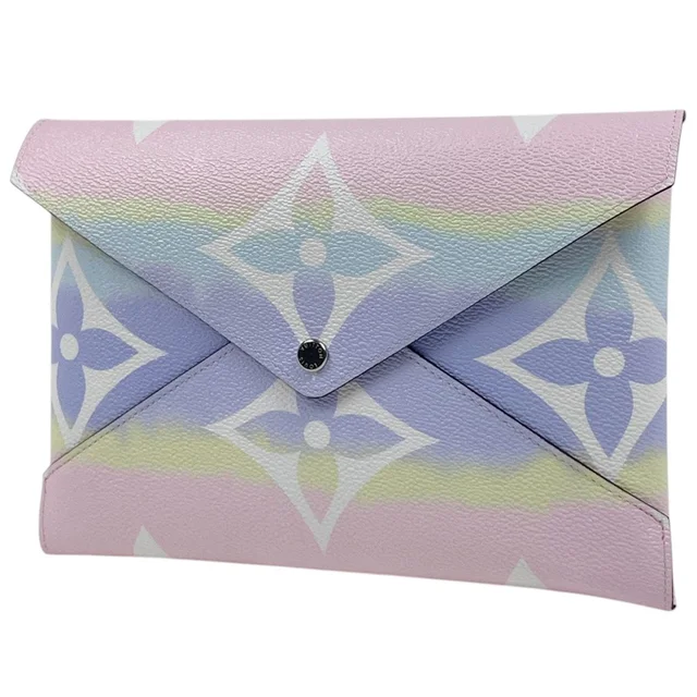 Pochette Kirigami Pouch LV Escale Monogram Giant Pink Purple in Pink from The Reluxe